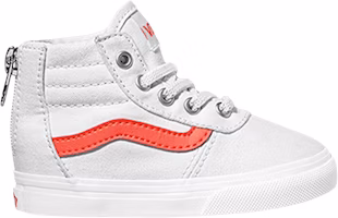 (Infant) Vans Maddie High Zip 'White Coral' VN0A3IT4OLX (Infant) Vans Maddie High Zip 'White Coral' VN0A3IT4OLX