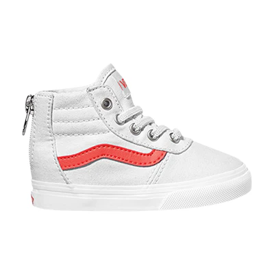 (Infant) Vans Maddie High Zip 'White Coral'