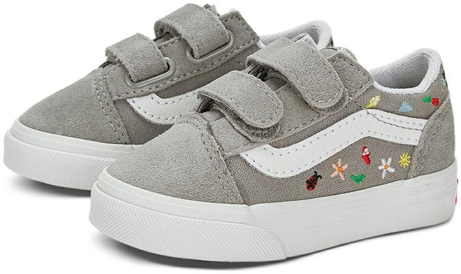 (Toddler) Vans Old Skool V Garden Party 'Grey' VN0A4VJJKAQ Order (Toddler) Vans Old Skool V Garden Party 'Grey' VN0A4VJJKAQ