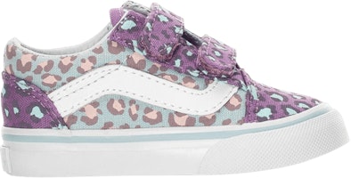 (Infant) Vans Old Skool V '2-Tone Leopard' VN0A344KQ7D (Infant) Vans Old Skool V '2-Tone Leopard' VN0A344KQ7D