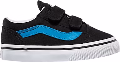 (Infant) Vans Old Skool V 'Black Vivid Blue' VN0A344K3M8 (Infant) Vans Old Skool V 'Black Vivid Blue' VN0A344K3M8