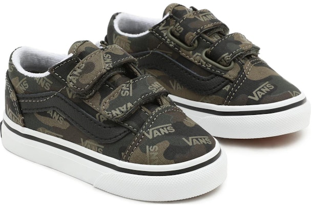 (TD) Vans Old Skool V 'Camo Hitam' VN000D3Y8B8 Lookbook (TD) Vans Old Skool V 'Camo Hitam' VN000D3Y8B8