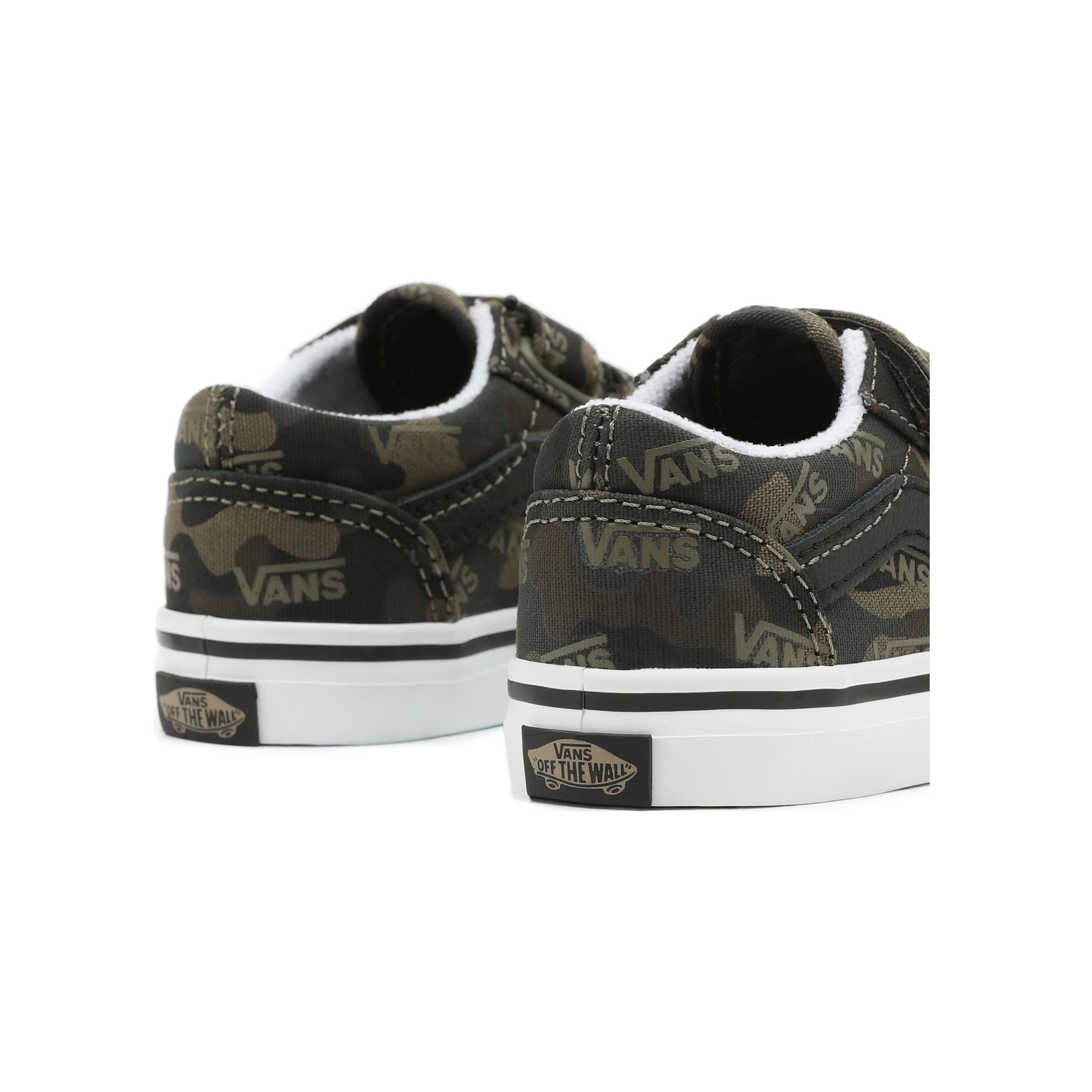 Shop (TD) Vans 经典高帮 V '迷彩黑' VN000D3Y8B8