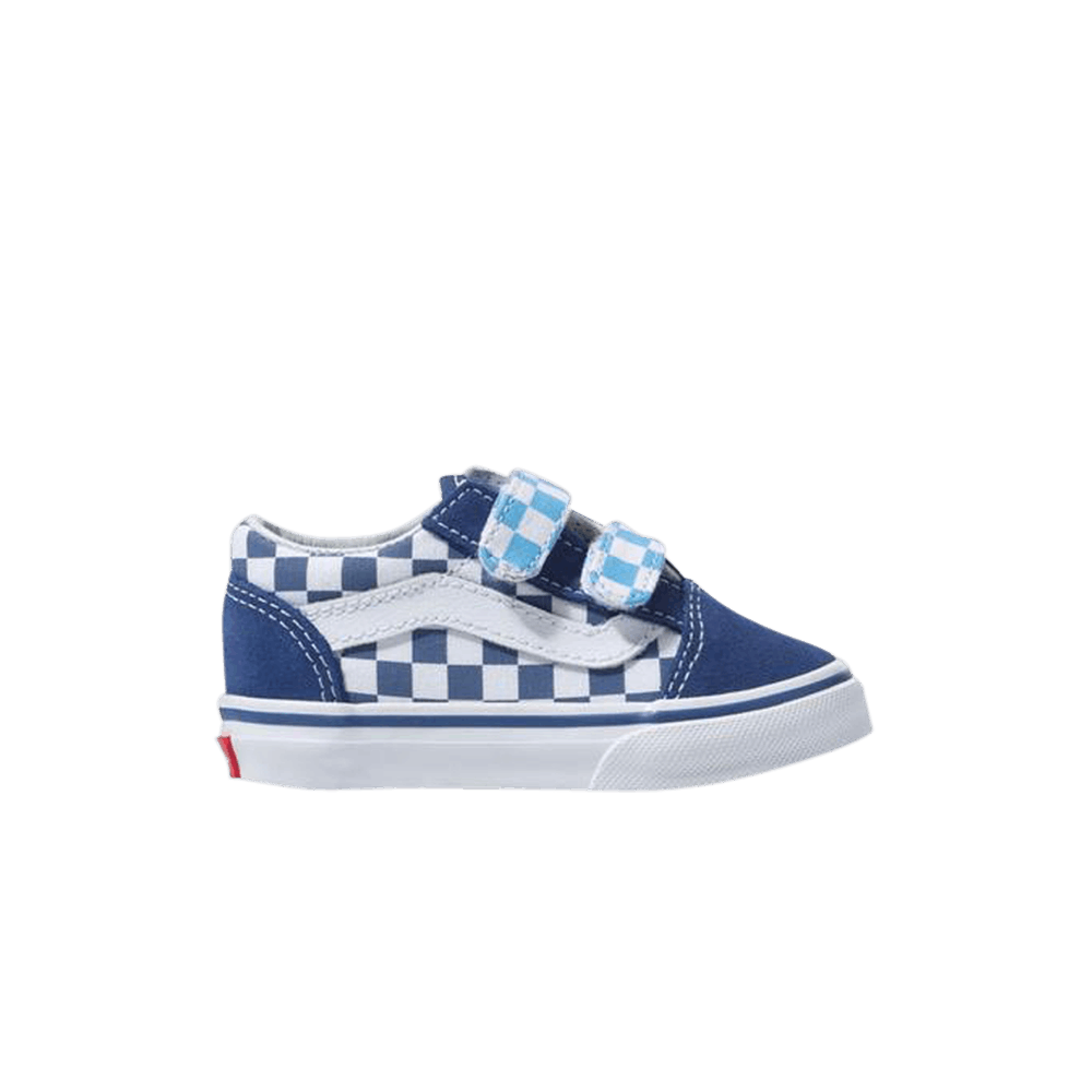 Buy (TD) Vans Old Skool V 'Checkerboard Bonnie Blue' - Kasut Catur Biru Bonnie VN0A344KVDX