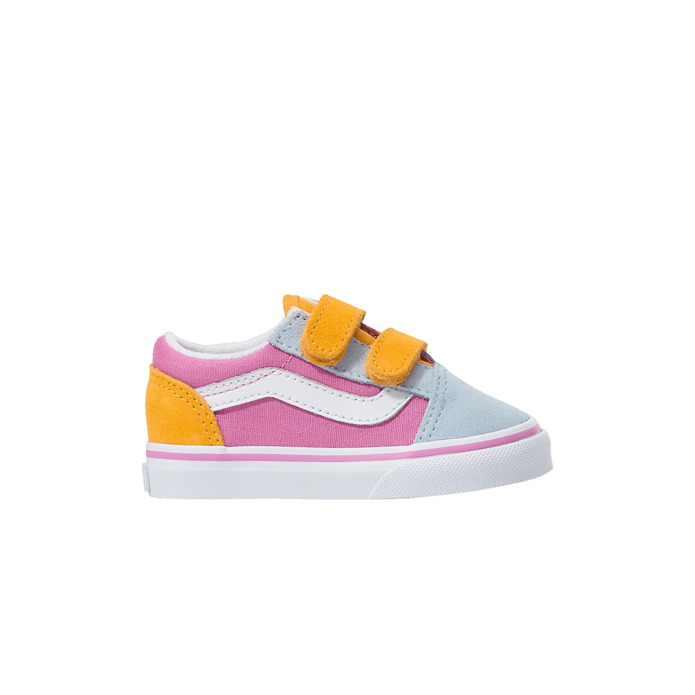 Buy (TD) Vans Old Skool V 'Blok Warna - Fuchsia' VN0A38JNWJ1