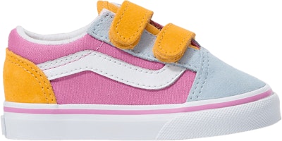 (Infant) Vans Old Skool V 'Color Block - Fuchsia' VN0A38JNWJ1 (Infant) Vans Old Skool V 'Color Block - Fuchsia' VN0A38JNWJ1