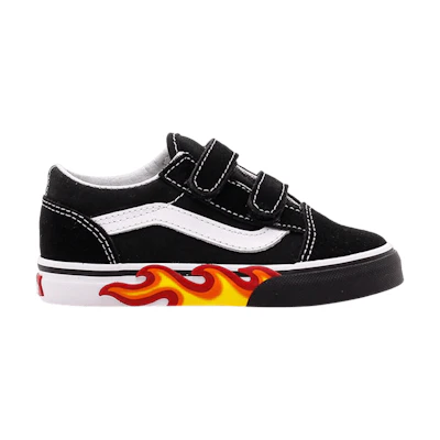 (Infant) Vans Old Skool V 'Flame Cut Out'