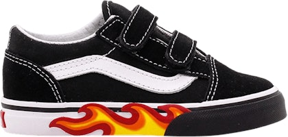 (Infant) Vans Old Skool V 'Flame Cut Out' VN0A344KUJG (Infant) Vans Old Skool V 'Flame Cut Out' VN0A344KUJG