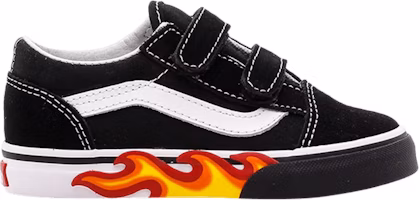 (Infant) Vans Old Skool V 'Flame Cut Out' VN0A344KUJG (Infant) Vans Old Skool V 'Flame Cut Out' VN0A344KUJG