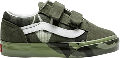 (Infant) Vans Old Skool V 'Plaid Camo' VN0A344KVDZ (Infant) Vans Old Skool V 'Plaid Camo' VN0A344KVDZ