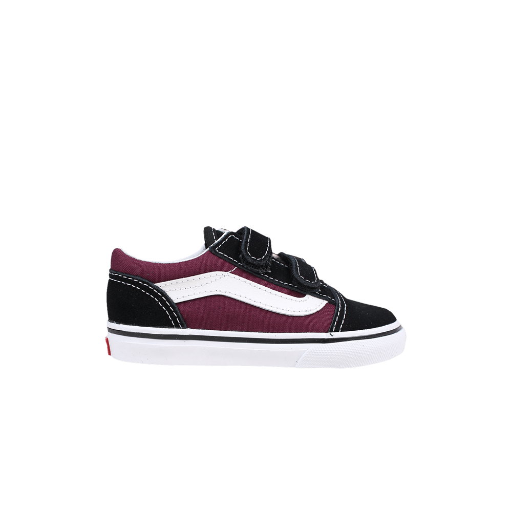 (Infant) Vans Old Skool V 'Pop - Burgundy' VN0A344KQ7J