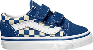 (Infant) Vans Old Skool V 'Primary Check - True Blue' VN0A38JNP0U (Infant) Vans Old Skool V 'Primary Check - True Blue' VN0A38JNP0U