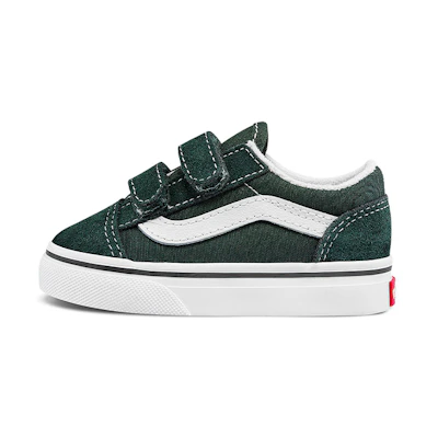 (TD) Vans Old Skool V Low-Top Sneakers Green 'Green White'