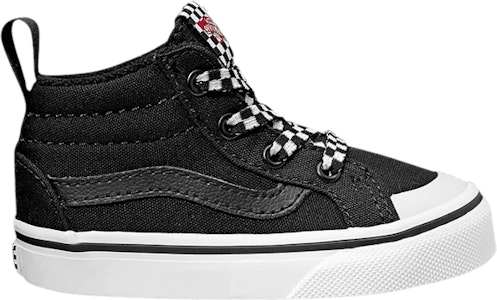 (TD) 반스 레이서 미드 '체크 레이스 - 블랙' (Vans Racer Mid 'Check Lace - Black') VN0A38EGQ7N Buy (TD) 반스 레이서 미드 '체크 레이스 - 블랙' (Vans Racer Mid 'Check Lace - Black') VN0A38EGQ7N