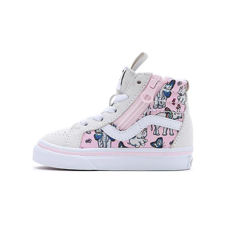 Buy 嬰童 Vans SK8 HI 舒適百搭 減震耐磨 高幫 學步鞋 米粉色