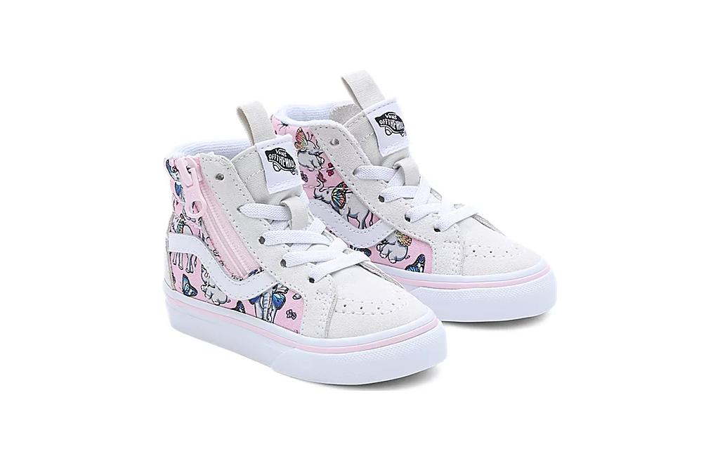 Lookbook (Infant) Vans SK8-HI 'Cream Pink' VN0007Q3208