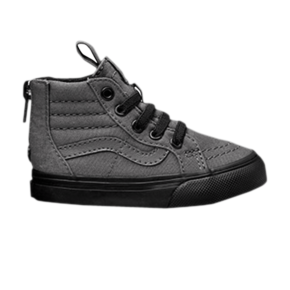 Buy (TD) Vans Sk8-Hi Zip 'Suela Negra - Pewter' VN0A32R3LVZ