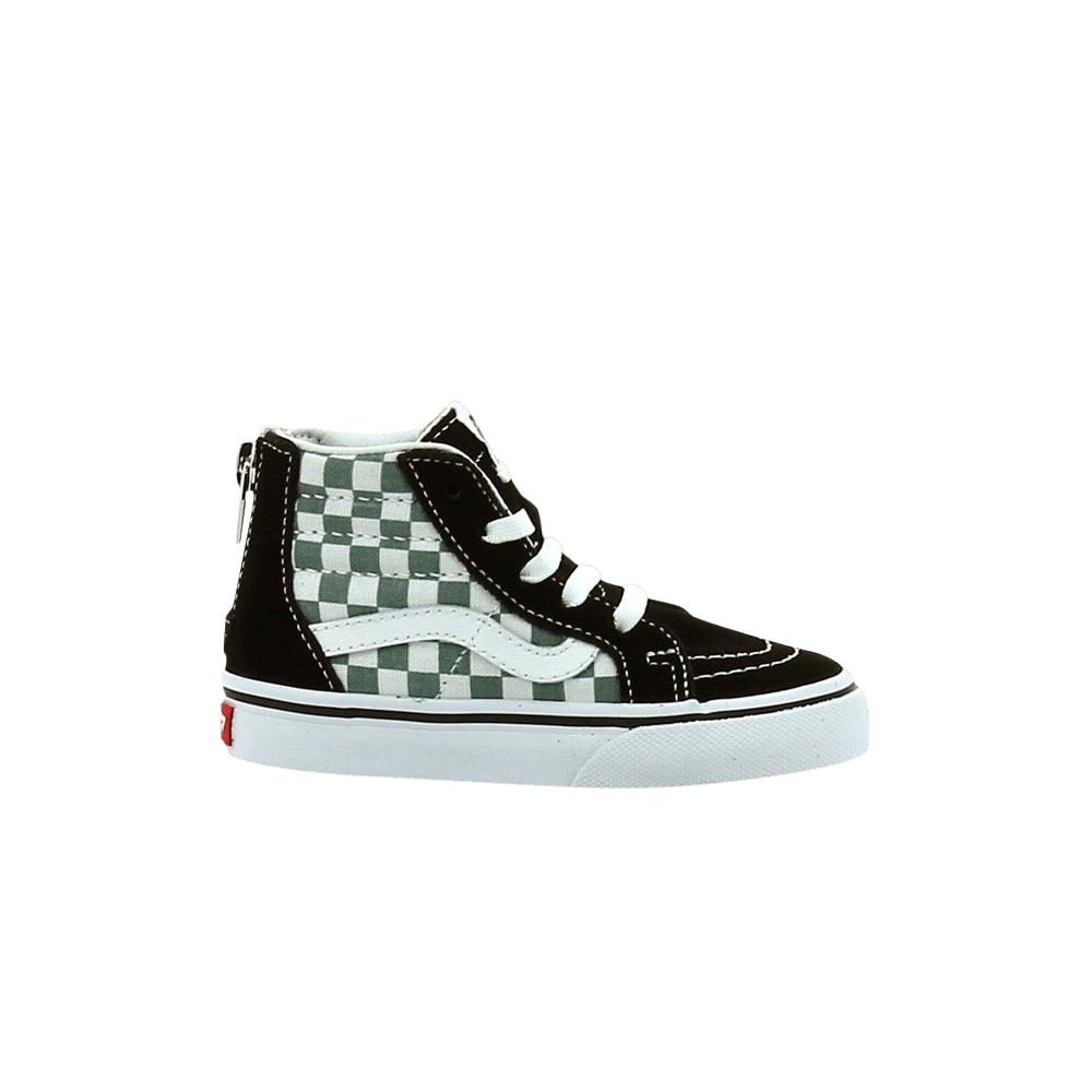 (Infant) Vans Sk8-Hi Zip 'Checkerboard - Black Citadel' VN000XG5IB7