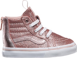 (Infant) Vans Sk8-Hi Zip 'Glitter Metallic Blush' VN0A32R3QMN (Infant) Vans Sk8-Hi Zip 'Glitter Metallic Blush' VN0A32R3QMN