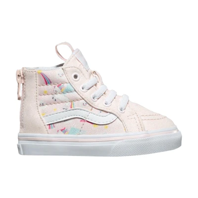 (Infant) Vans Sk8-Hi Zip 'Glitter Pegasus'