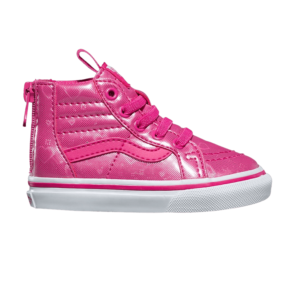 (Infant) Vans Sk8-Hi Zip 'Holo Hearts' VN0A32R3U4D
