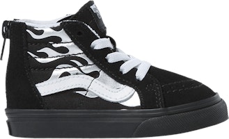 (Infant) Vans Sk8-Hi Zip 'Metallic Flame - Black Silver' VN000XG57US (Infant) Vans Sk8-Hi Zip 'Metallic Flame - Black Silver' VN000XG57US