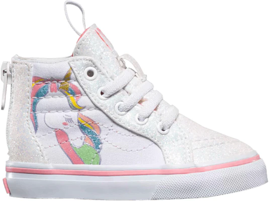 (TD) Vans Sk8-Hi Zip 'Unicornio - Blanco Brillante' VN0A32R3QR1 Buy (TD) Vans Sk8-Hi Zip 'Unicornio - Blanco Brillante' VN0A32R3QR1