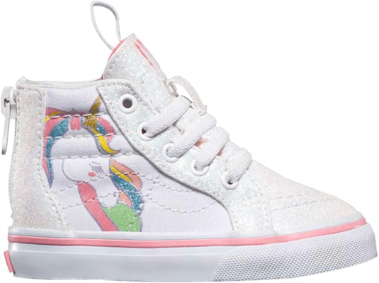 (Infant) Vans Sk8-Hi Zip 'Unicorn - White Glitter' VN0A32R3QR1 Buy (Infant) Vans Sk8-Hi Zip 'Unicorn - White Glitter' VN0A32R3QR1