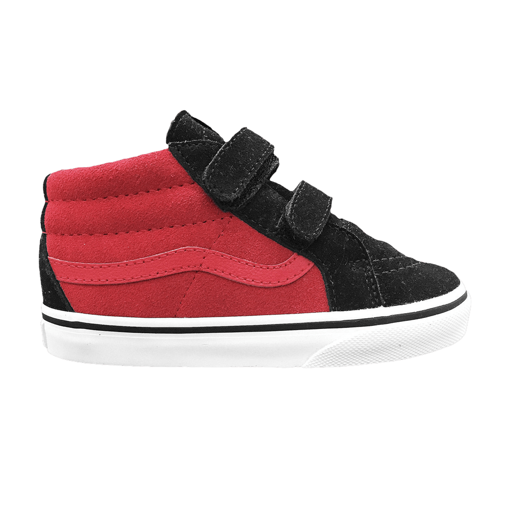 (Infant) Vans Sk8-Mid Reissue V '2 Tone - Black Racing Red' VN0A348JOK3