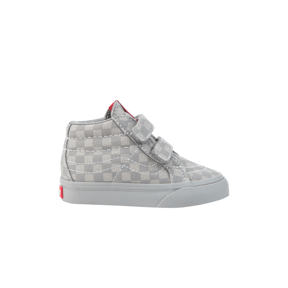 (Infant) Vans Sk8-Mid Reissue V 'Mono Checkerboard - Grey' VN0A348JQ1A