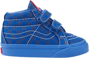 (Infant) Vans Sk8-Mid Reissue V 'Mono Checkerboard - Blue' VN0A348JQ83 (Infant) Vans Sk8-Mid Reissue V 'Mono Checkerboard - Blue' VN0A348JQ83