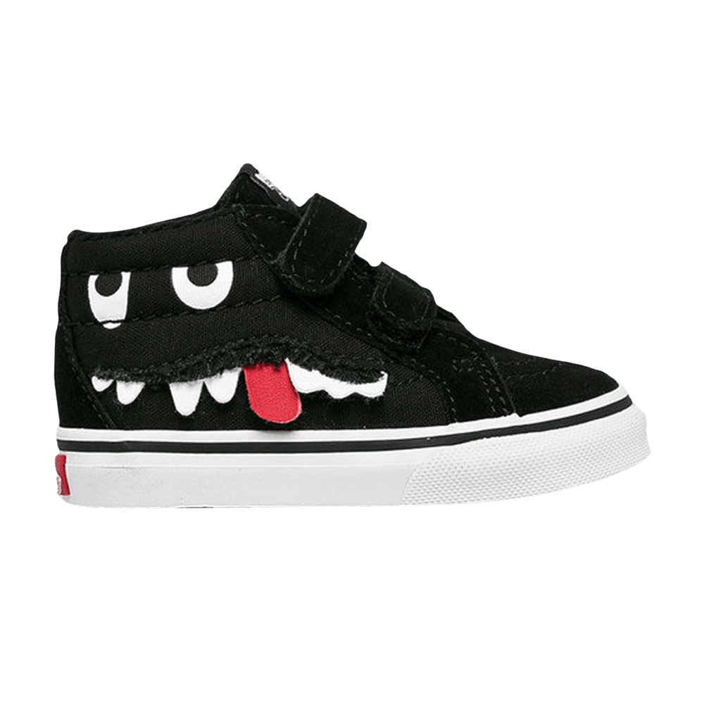 (Infant) Vans Sk8-Mid Reissue V 'Monster Face - Black' VN0A348JU4Q