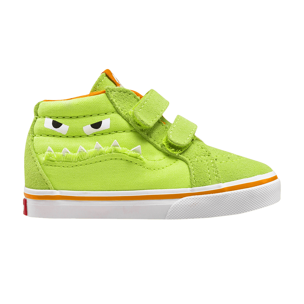 (Infant) Vans Sk8-Mid Reissue V 'Monster Face - Green' VN0A348JU4R