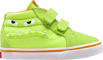 (Infant) Vans Sk8-Mid Reissue V 'Monster Face - Green' VN0A348JU4R (Infant) Vans Sk8-Mid Reissue V 'Monster Face - Green' VN0A348JU4R