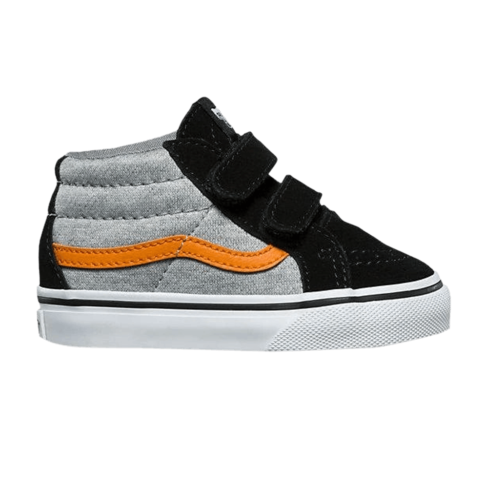 (Infant) Vans Sk8-Mid Reissue V 'Suede & Jersey - Grey Black' VN0A348JU46