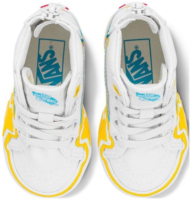 (Toddler) Vans Sk8-Hi Zip Rainbow Star 'White' VN000BVNAHP Lookbook (Toddler) Vans Sk8-Hi Zip Rainbow Star 'White' VN000BVNAHP