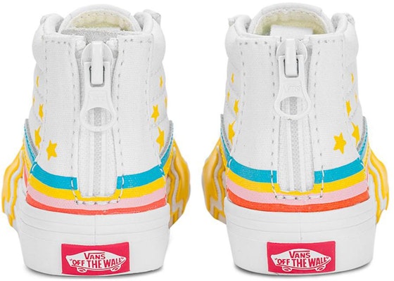 (TD) Vans Sk8-Hi Zip Pelangi Bintang 'Putih' VN000BVNAHP Purchase (TD) Vans Sk8-Hi Zip Pelangi Bintang 'Putih' VN000BVNAHP