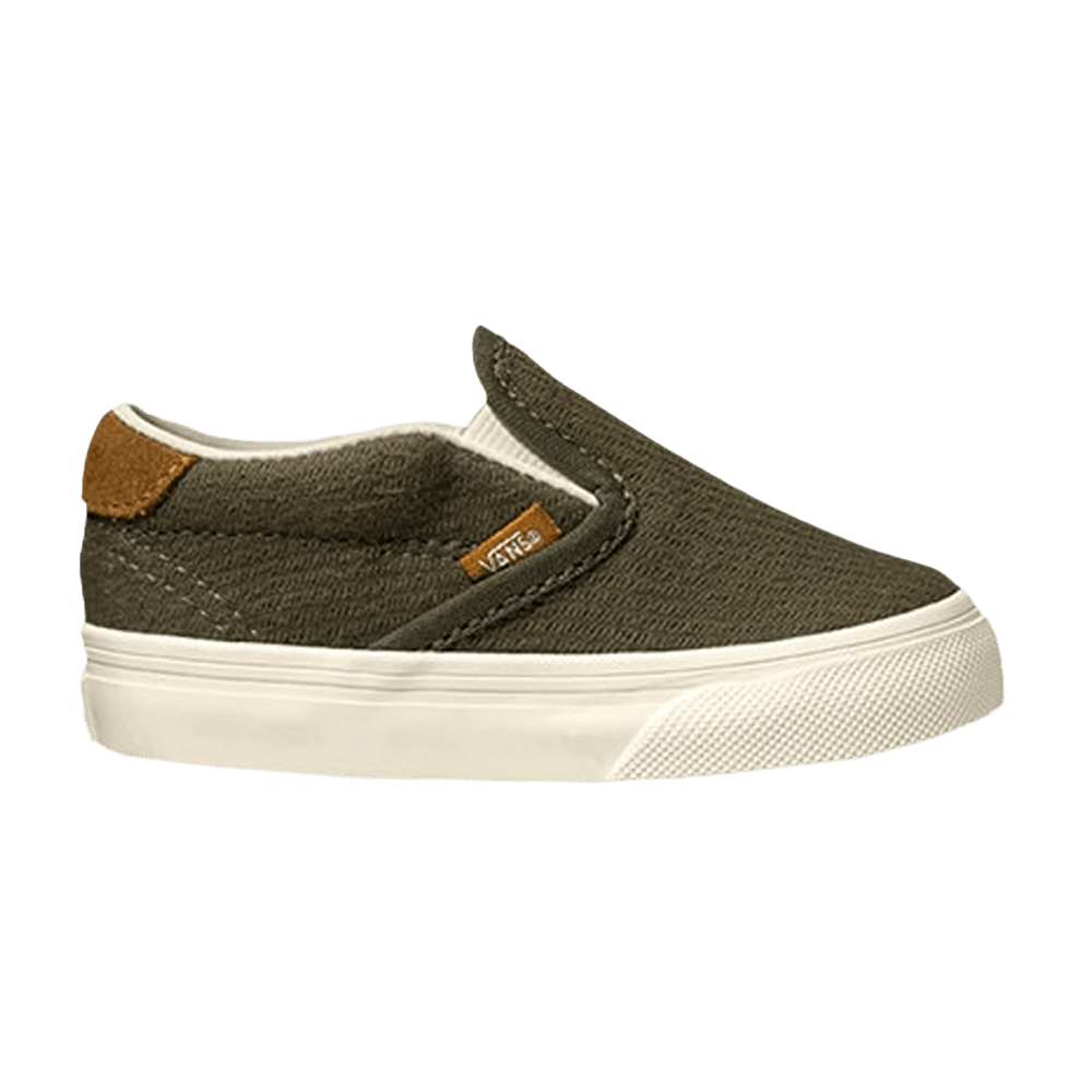 (Infant) Vans Slip-On 59 'Flannel - Dusty Olive' VN0A3JEUU4N
