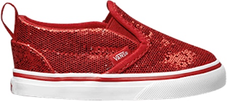 (Infant) Vans Slip-on 'Glitter Red' 0UBS9V2 (Infant) Vans Slip-on 'Glitter Red' 0UBS9V2