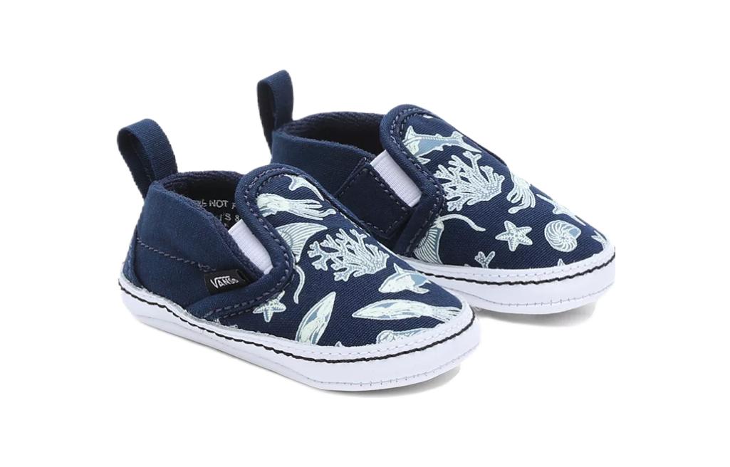 Lookbook 嬰童 Vans slip-on Crib Nouveau 減震 低幫 學步鞋 藍色