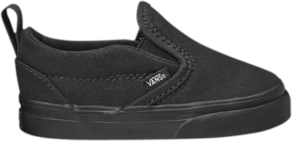 (Infant) Vans Slip-On V 'Black' VN000UBSBKA (Infant) Vans Slip-On V 'Black' VN000UBSBKA