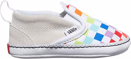 (Infant) Vans Slip-On V 'Checkerboard - Rainbow' VN0A2XSLU09 (Infant) Vans Slip-On V 'Checkerboard - Rainbow' VN0A2XSLU09