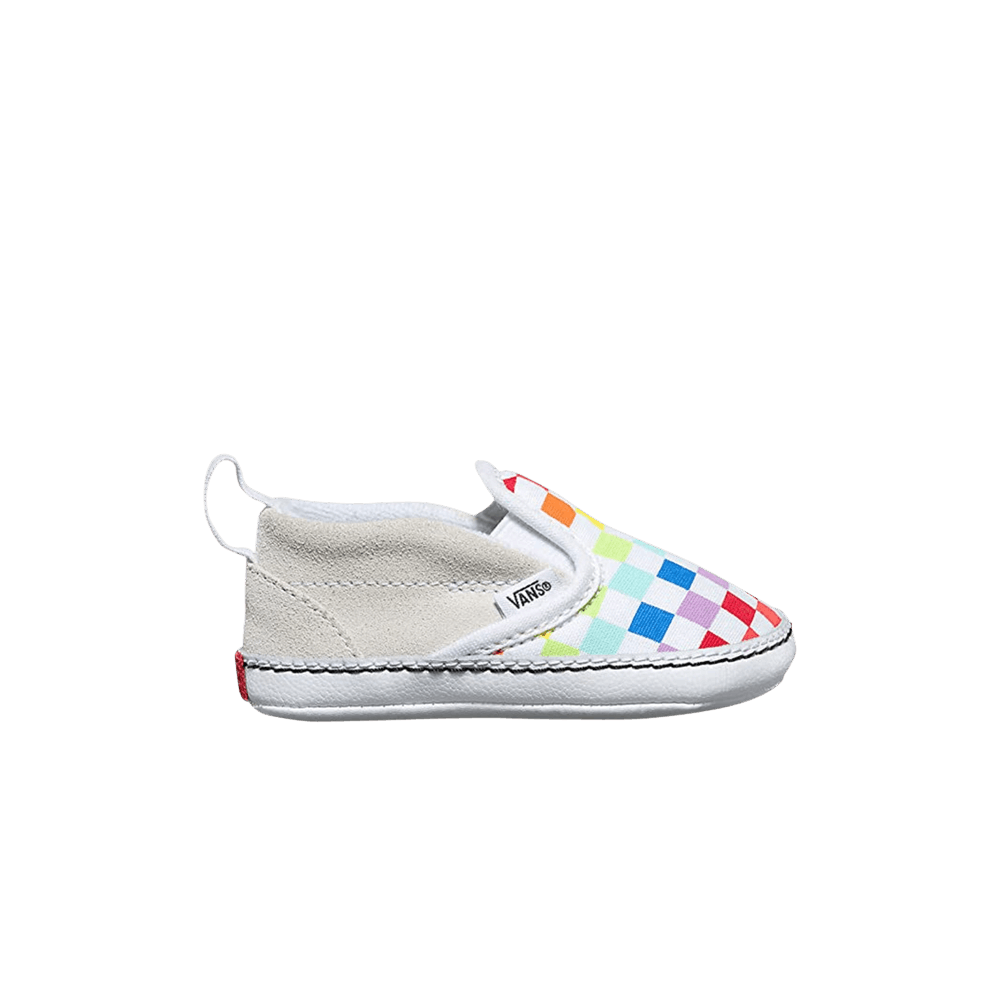 (Infant) Vans Slip-On V 'Checkerboard - Rainbow' VN0A2XSLU09