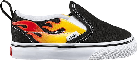 (Infant) Vans Slip-On V 'Flame' VN0A3488PHN (Infant) Vans Slip-On V 'Flame' VN0A3488PHN