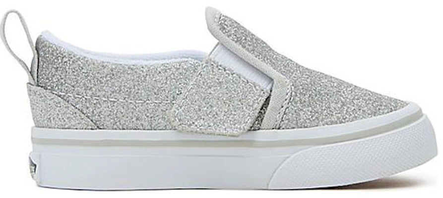 (TD) 반스 슬립온 V '글리터 실버' (Vans Slip-On V 'Glitter Silver') VN000UBSX1K Order (TD) 반스 슬립온 V '글리터 실버' (Vans Slip-On V 'Glitter Silver') VN000UBSX1K