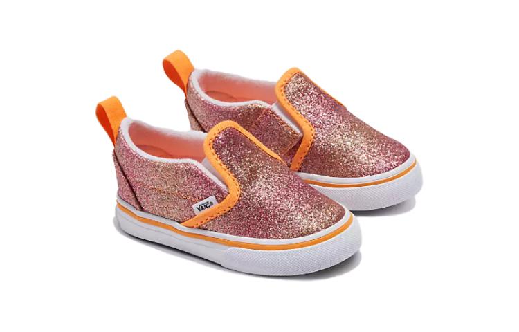 Order (Infant) Vans Slip-On V 'Glitter - Sunrise' VN000UBSBS5