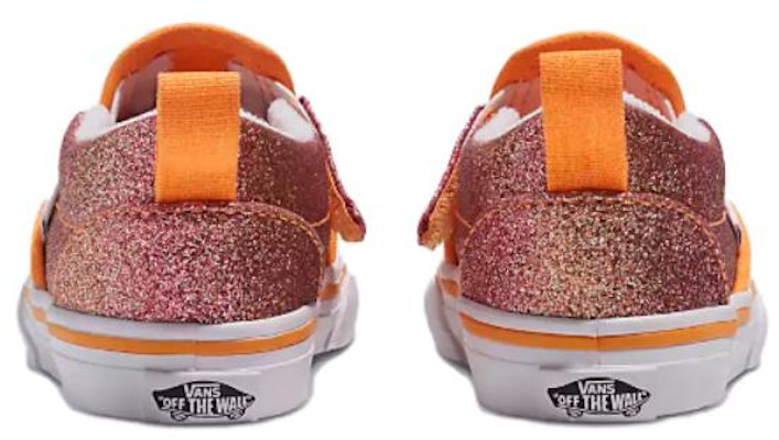 嬰兒 Vans 一腳蹬 舒適簡單 減震耐磨 低筒 學步鞋 白橙色 Lookbook 嬰兒 Vans 一腳蹬 舒適簡單 減震耐磨 低筒 學步鞋 白橙色