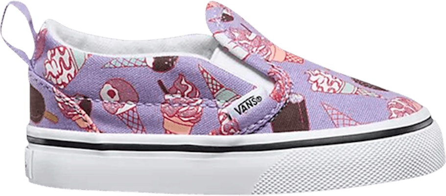 (Infant) Vans Slip-On V 'Glitter Ice Cream' VN0A3488MN9 Buy (Infant) Vans Slip-On V 'Glitter Ice Cream' VN0A3488MN9