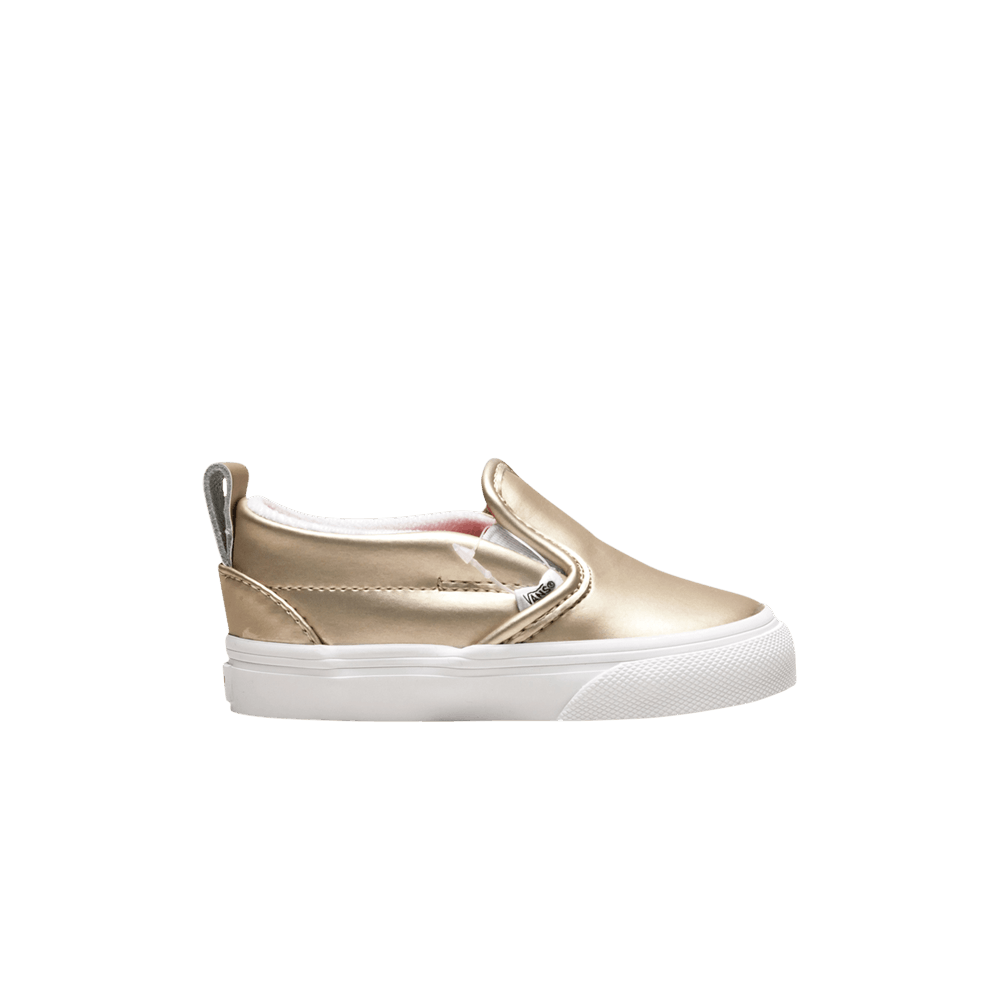 (Infant) Vans Slip-On V &#x27;Muted Metallic - Gold&#x27; VN0A3488Q8E