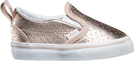 (Infant) Vans Slip-On V 'Perf Leather - Rose Gold' VN0A3488OR0 (Infant) Vans Slip-On V 'Perf Leather - Rose Gold' VN0A3488OR0